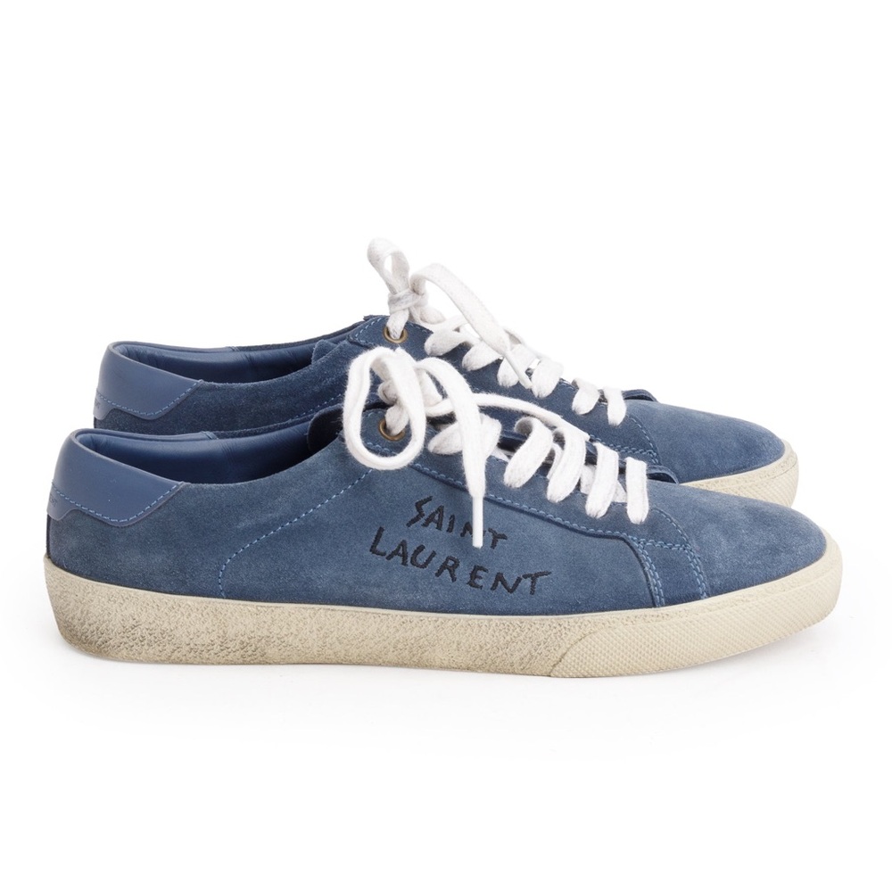 YSL Court Sneakers 🩵
